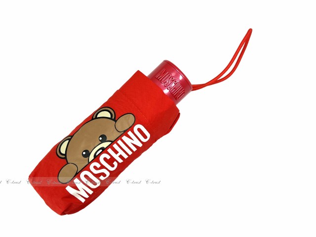 MOSCHINO モスキーノ 折畳み傘 + ぬいぐるみ ティディベア アンブレラ 